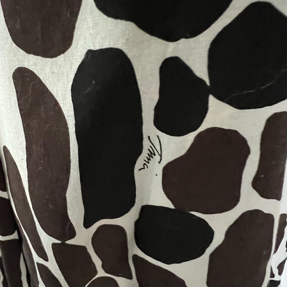 Trina Turk Giraffe Print A-Line Midi Stretch Skirt Size 4 - Picture 5 of 9